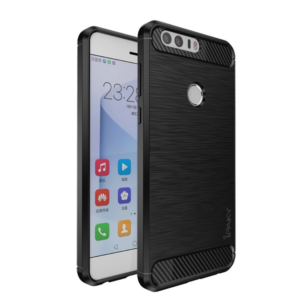 TPU gel ovitek "Brushed Ipaky" za Huawei Honor 8 - črn