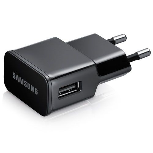 Originalen stenski polnilec in USB kabel za tablice Samsung ETA-0U90 - črn (bulk)