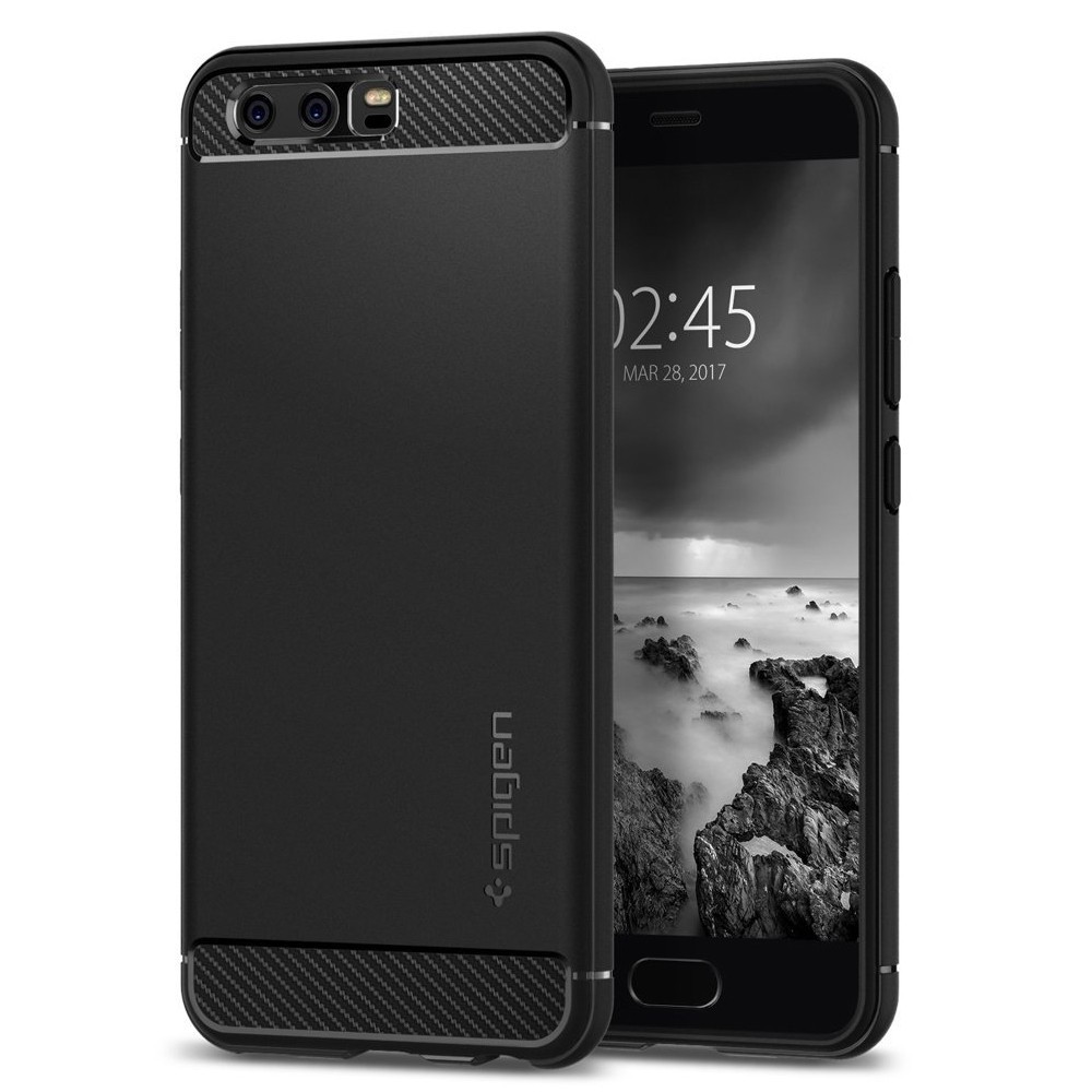 Ovitek Spigen "Rugged Armor" za Huawei P10 - black