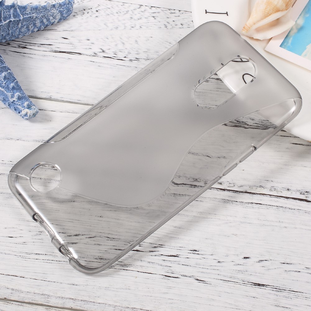 TPU gel ovitek "S-Line" za LG K10 2017 - siv
