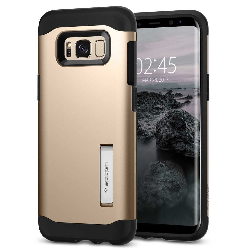 Ovitek Spigen "Slim Armor" za Samsung Galaxy S8 - gold maple