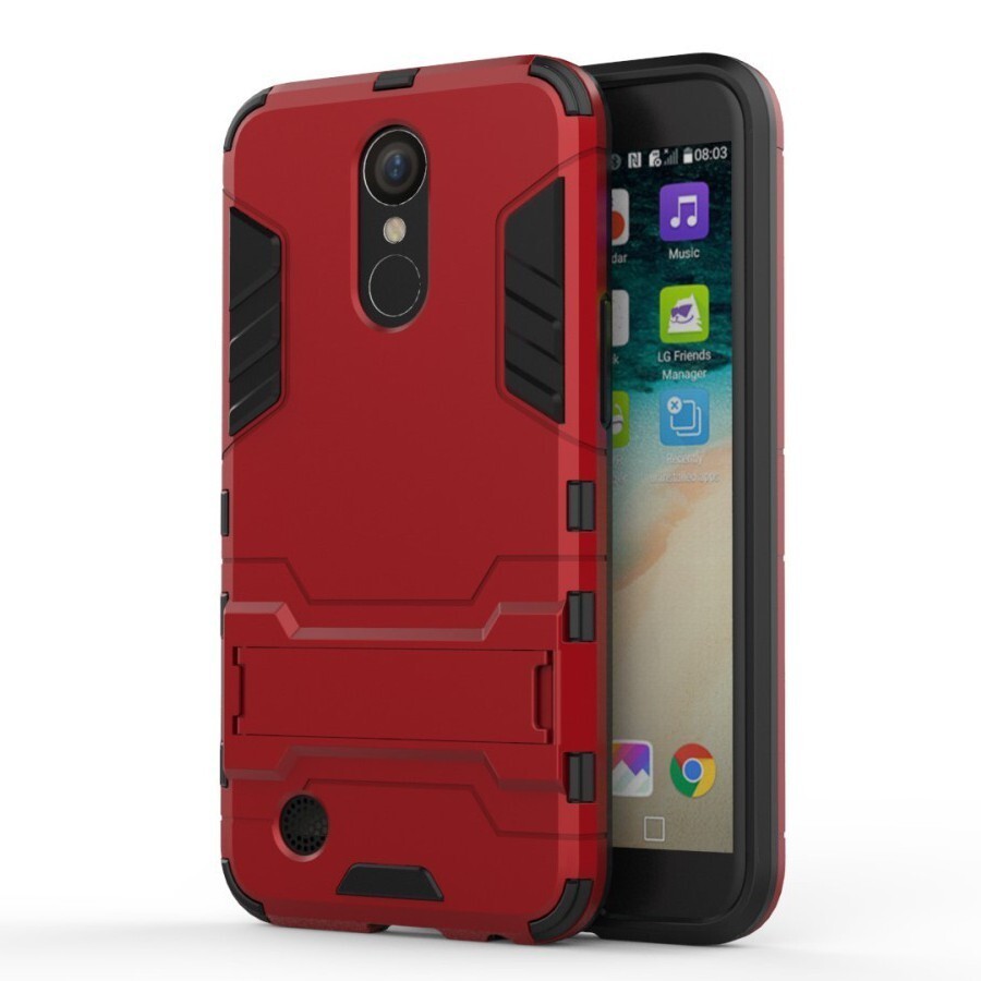 Robusten ovitek "Impact X" za LG K10 2017 - rdeč