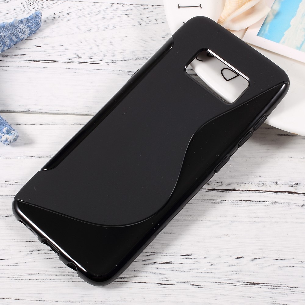 TPU gel ovitek "S-Line" za Samsung Galaxy S8 - črn