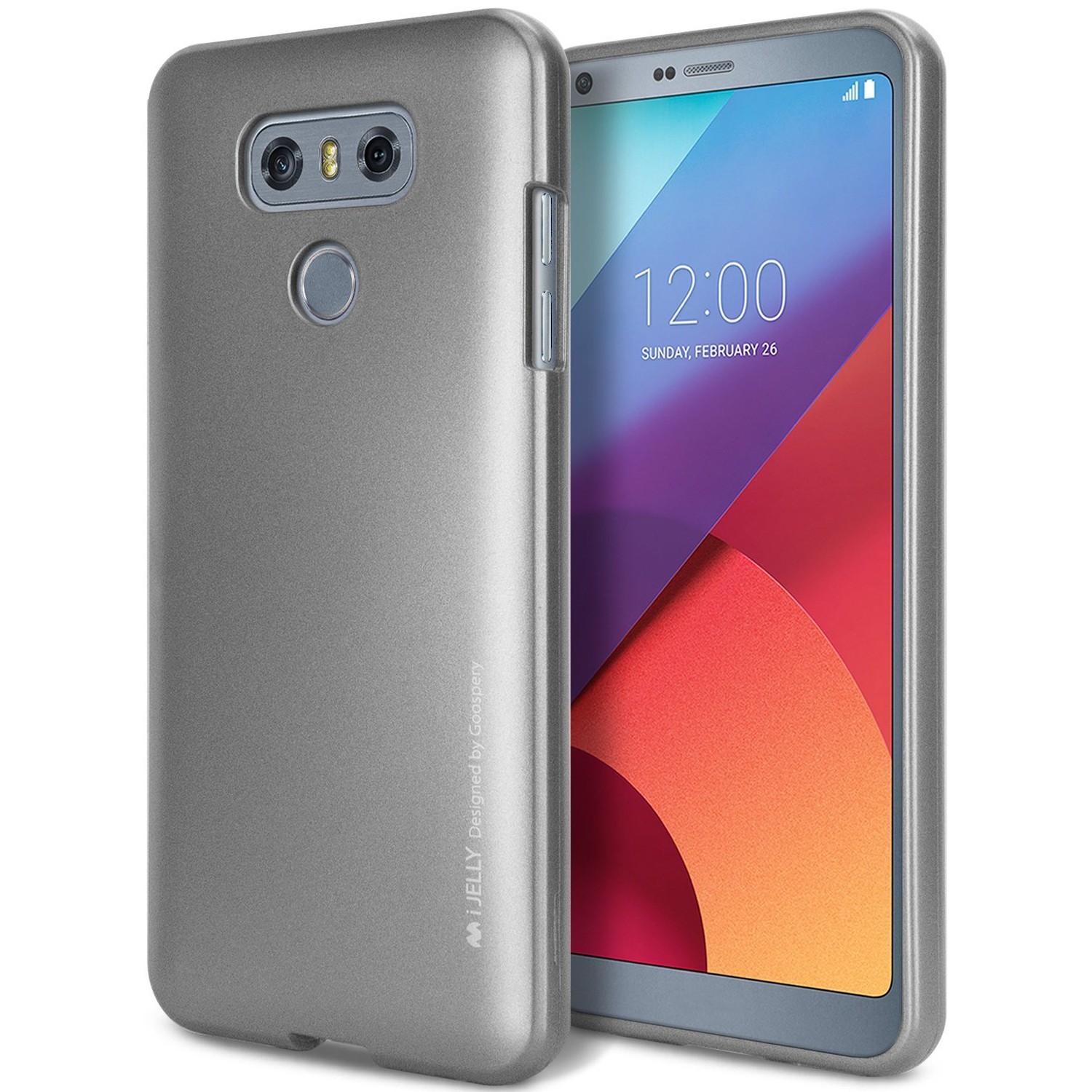 TPU gel ovitek Goospery iJelly Case za LG G6 - siv