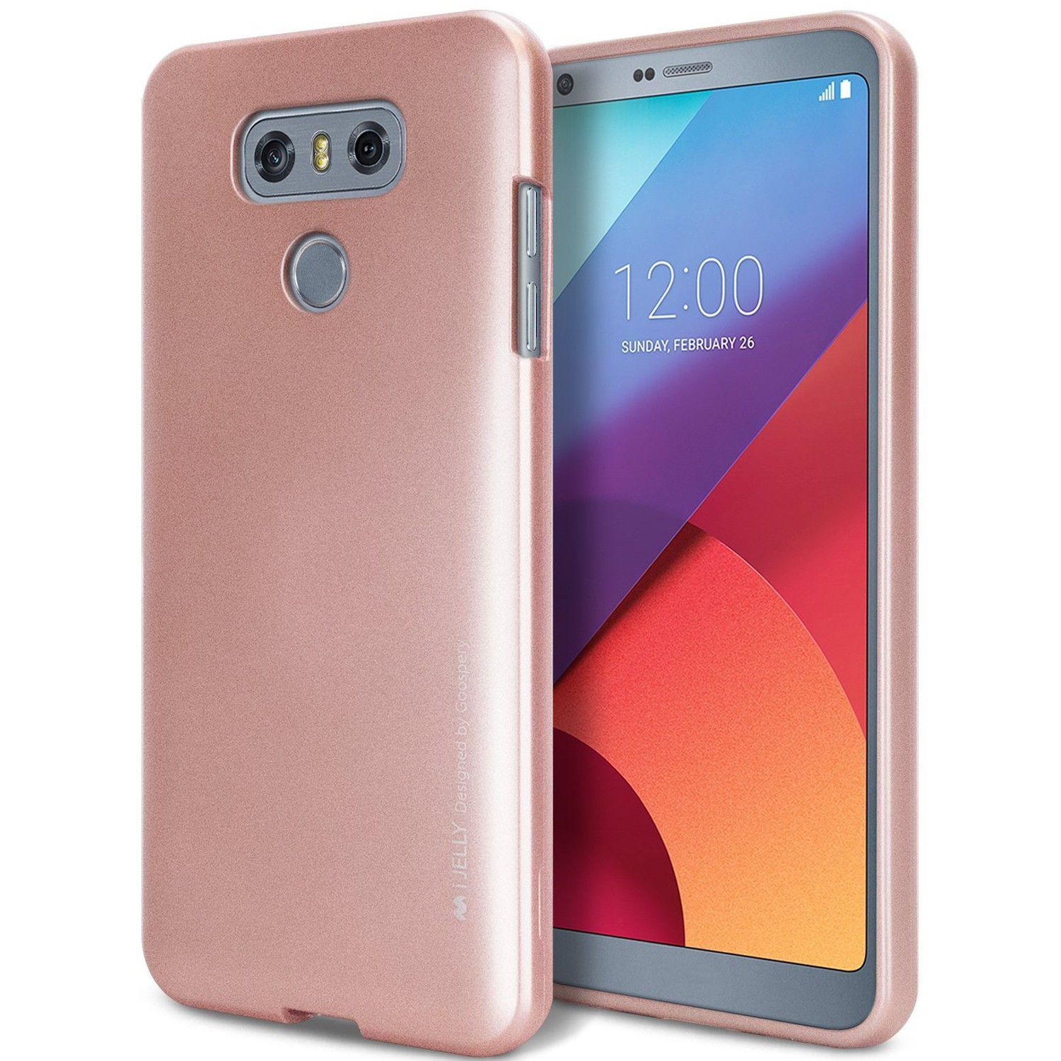 TPU gel ovitek Goospery iJelly Case za LG G6 - roza