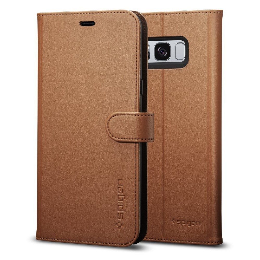 Etui Spigen "Wallet S" za Samsung Galaxy S8 Plus - brown