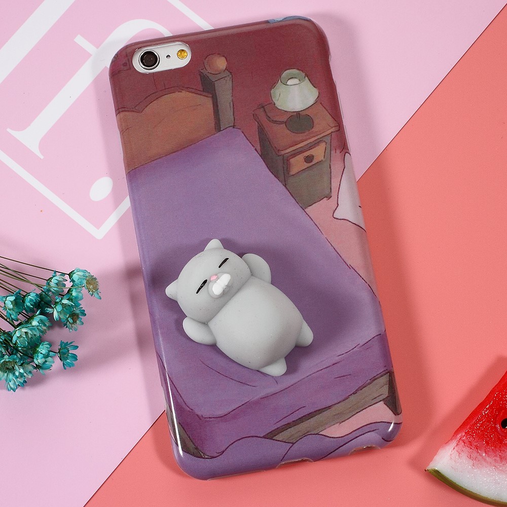 TPU gel ovitek "Squishy Cat" za iPhone 6 Plus / 6S Plus