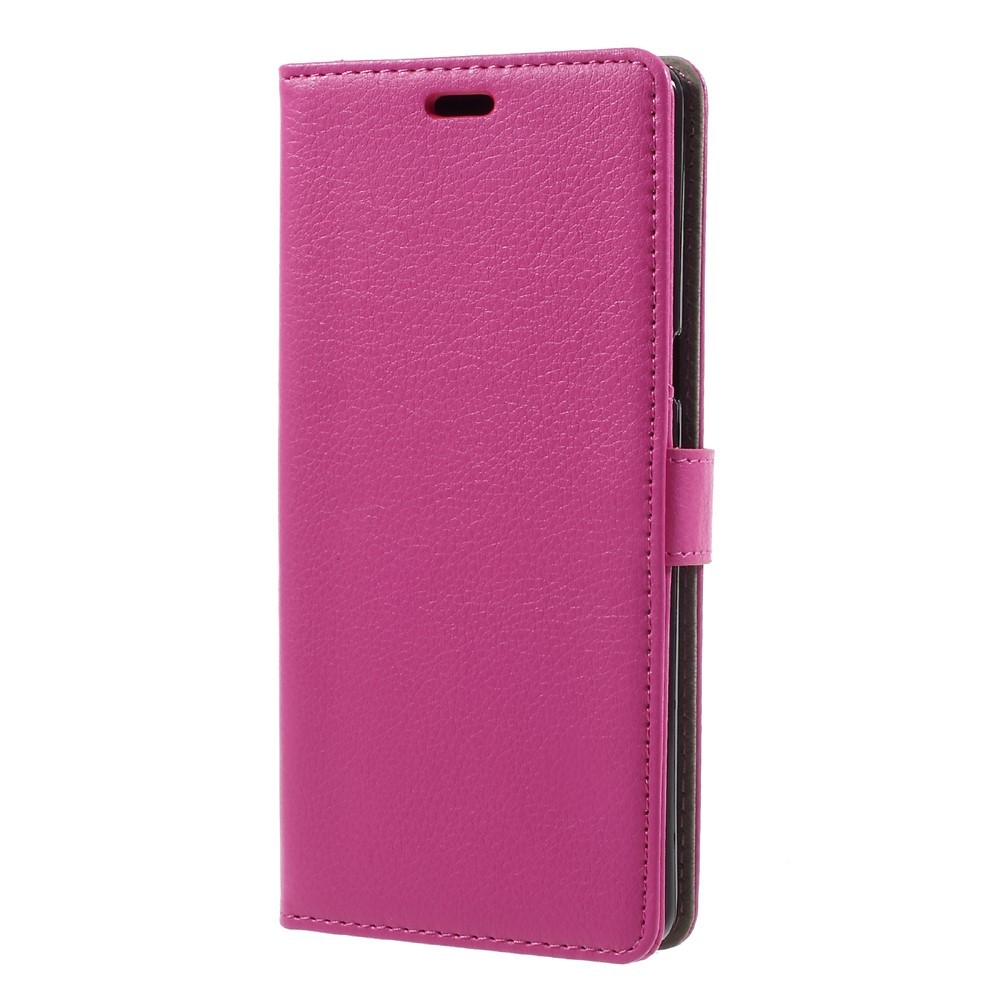 Eleganten etui "Litchi" za Samsung Galaxy Note 8 iz umetnega usnja - roza