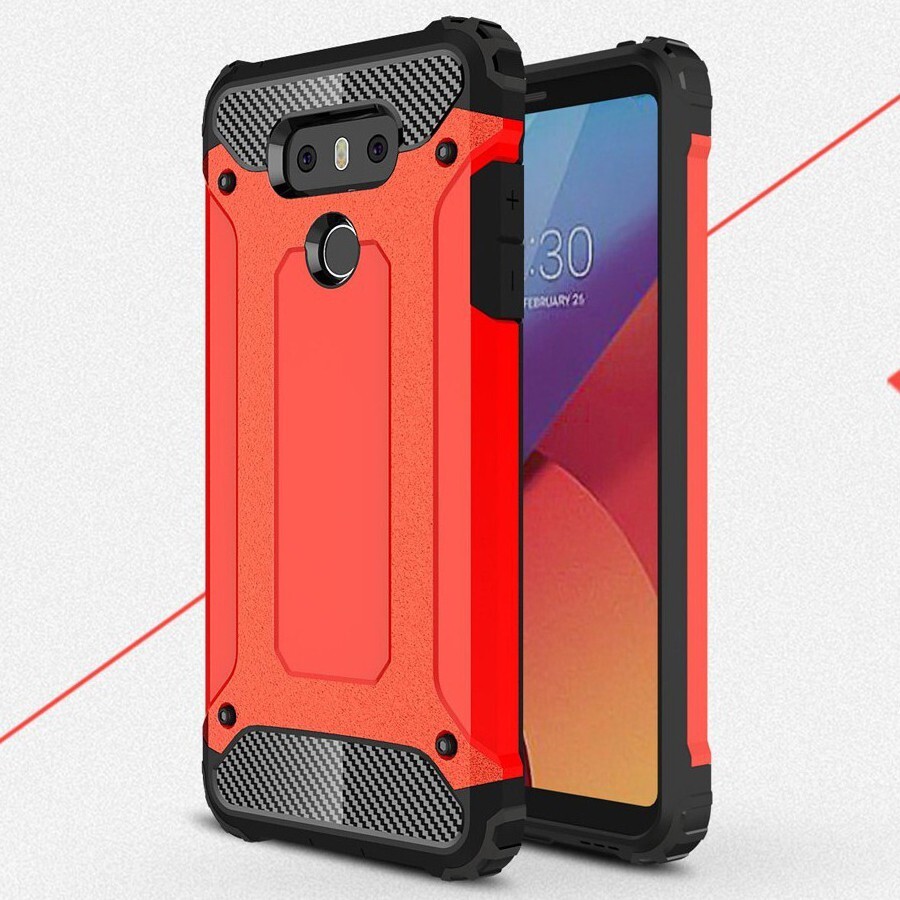 Robusten ovitek "Rock" za LG G6 - rdeč