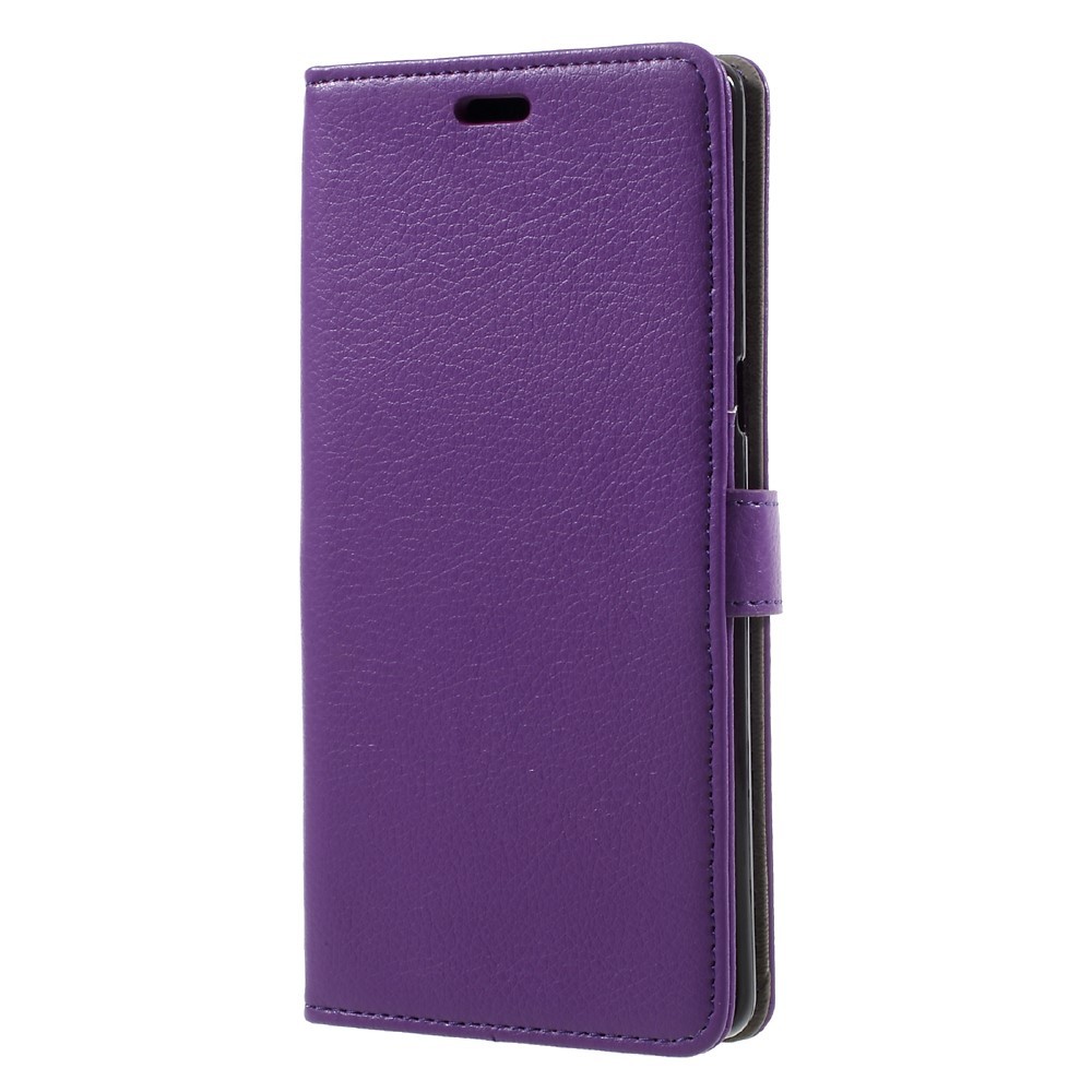 Eleganten etui "Litchi" za Samsung Galaxy Note 8 iz umetnega usnja - vijoličen