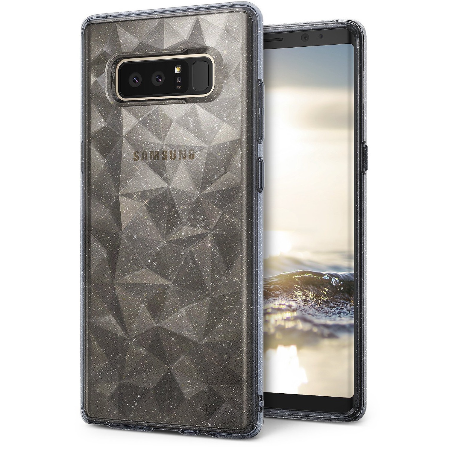 Ovitek Ringke "Air Prism" za Samsung Galaxy Note 8 - glitter gray
