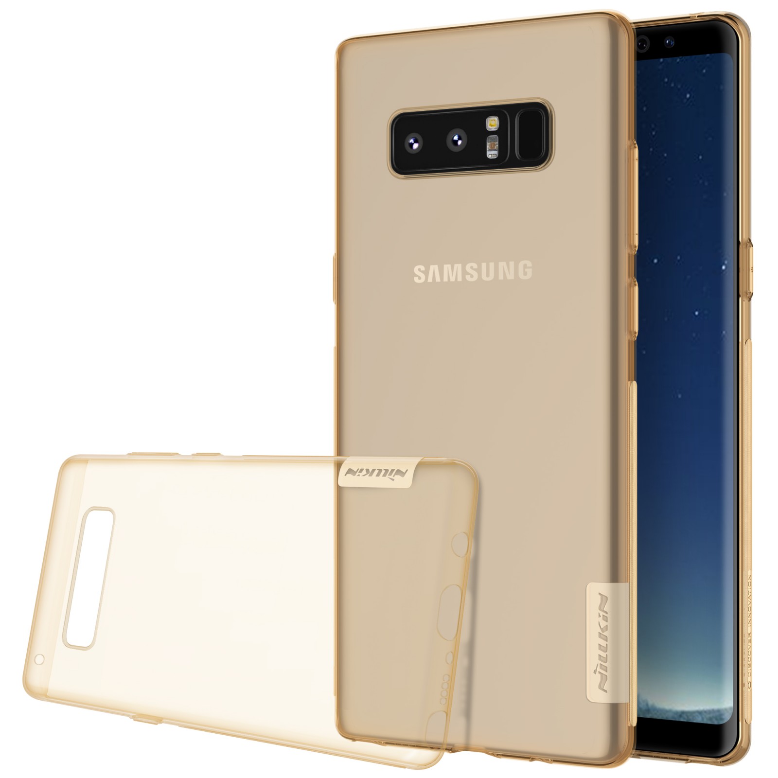 Premium tanek ovitek "Nature" za Samsung Galaxy Note 8 - zlate barve