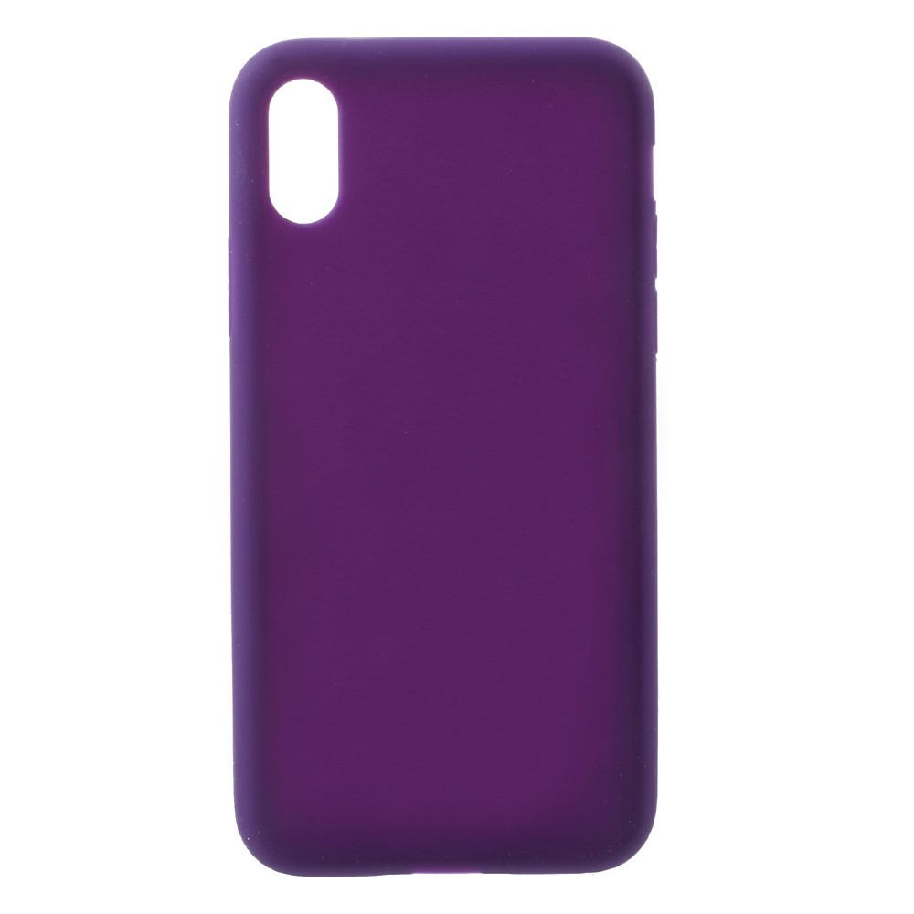 TPU gel ovitek za iPhone X / XS - vijoličen