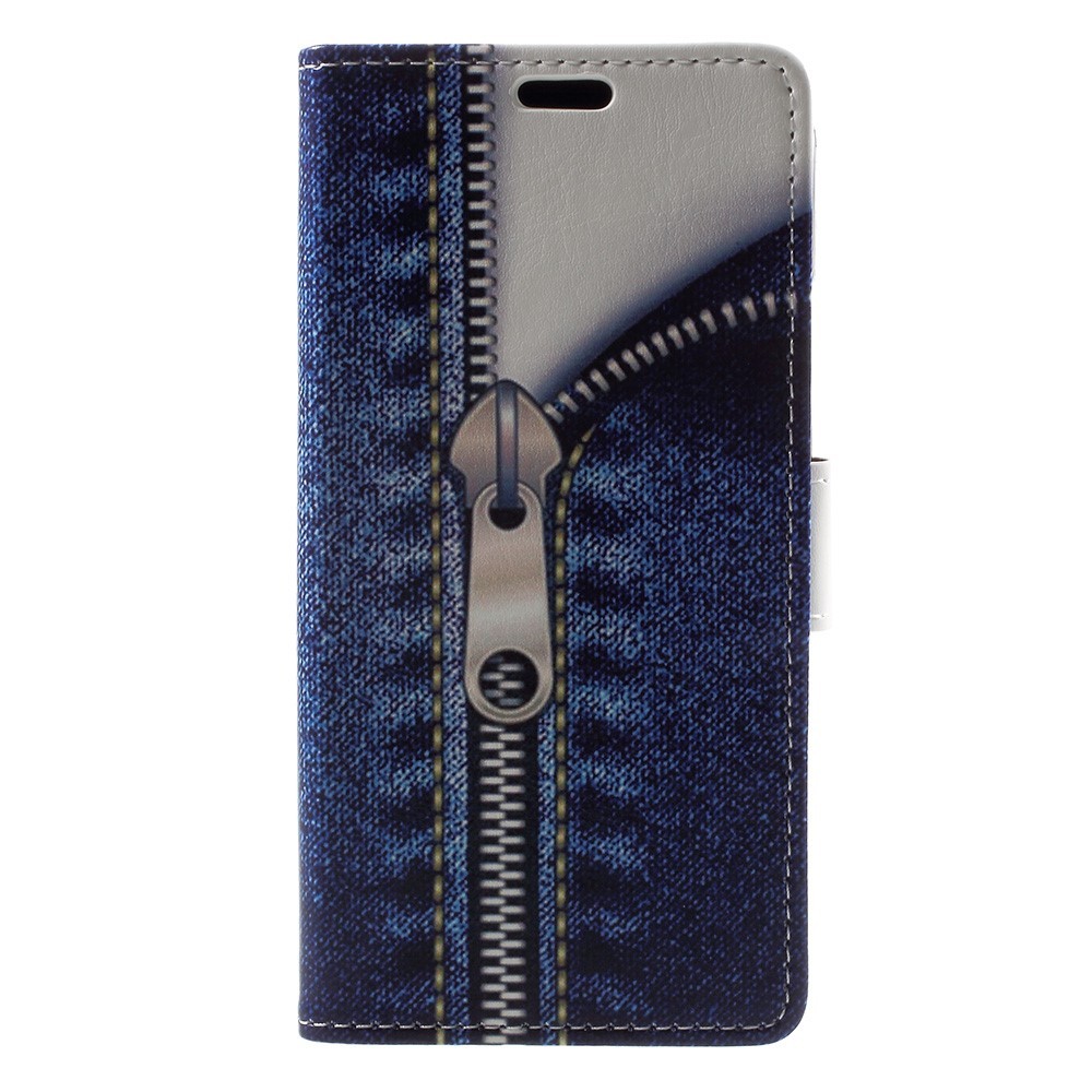 Modni etui "Jeans Zipper" za iPhone X / XS