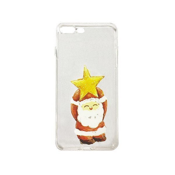 TPU gel ovitek "Santa" za iPhone 8 Plus / iPhone 7 Plus