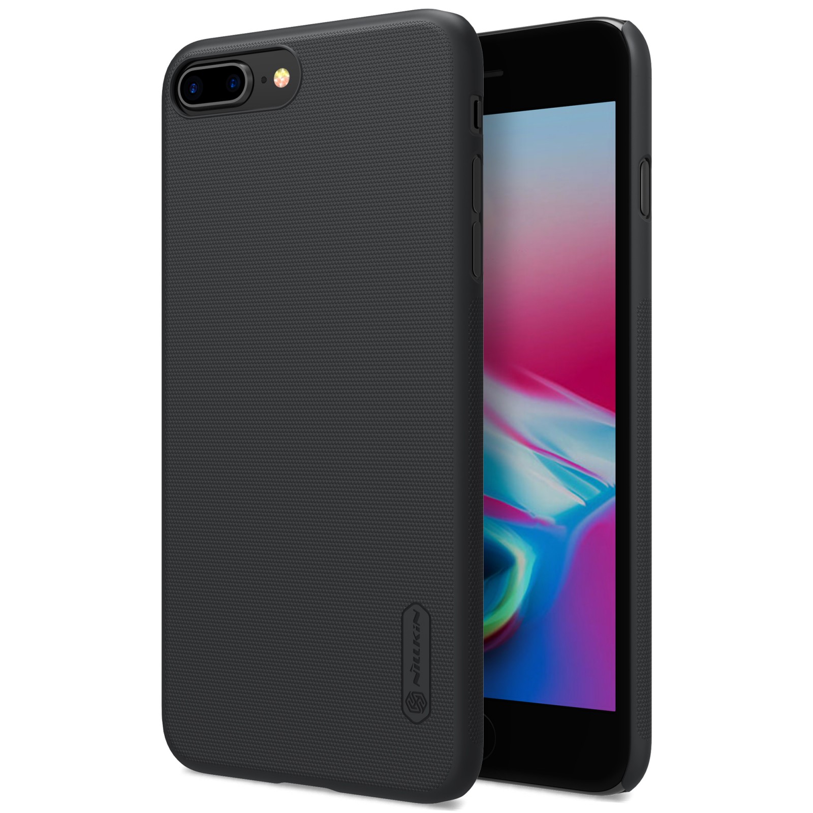 Premium ovitek "Super Frosted Shield" za iPhone 8 Plus - črn