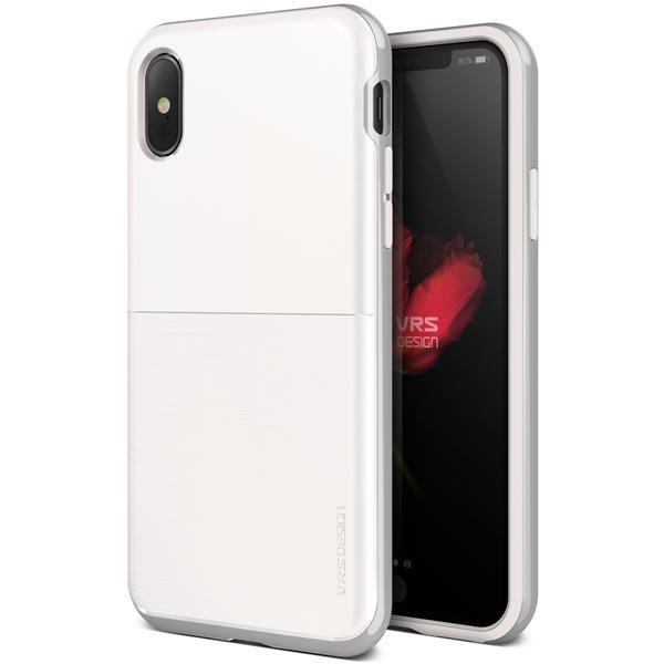 Ovitek VRS Design "High Pro Shield" za iPhone X / XS - white silver