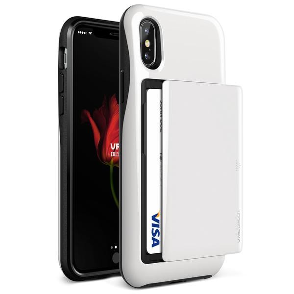 Ovitek VRS Design "Damda Glide" za iPhone X / XS - white