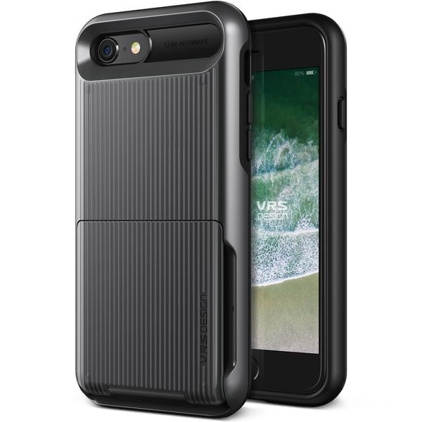 Ovitek VRS Design "Damda Folder" za iPhone 8 / iPhone 7 - metal black