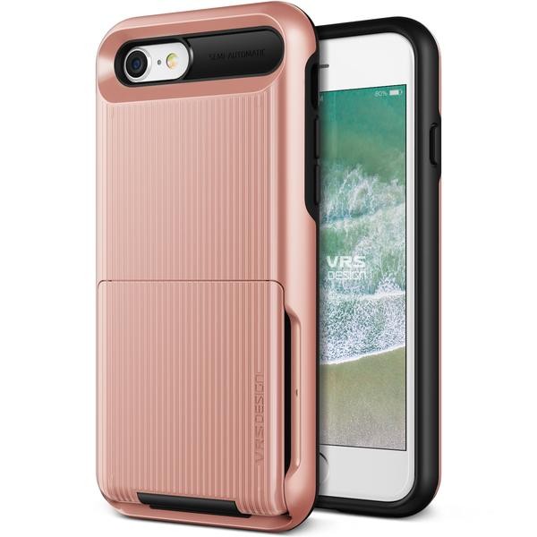 Ovitek VRS Design "Damda Folder" za iPhone 8 / iPhone 7 - rose gold