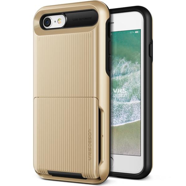 Ovitek VRS Design "Damda Folder" za iPhone 8 / iPhone 7 - gold