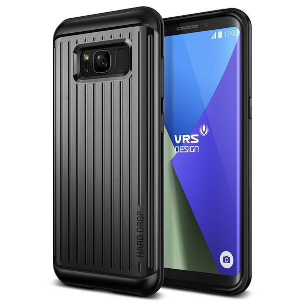 Ovitek VRS Design "Thor" za Samsung Galaxy S8 - waved dark silver