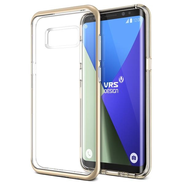 Ovitek VRS Design "Crystal Bumper" za Samsung Galaxy S8 Plus - shine gold