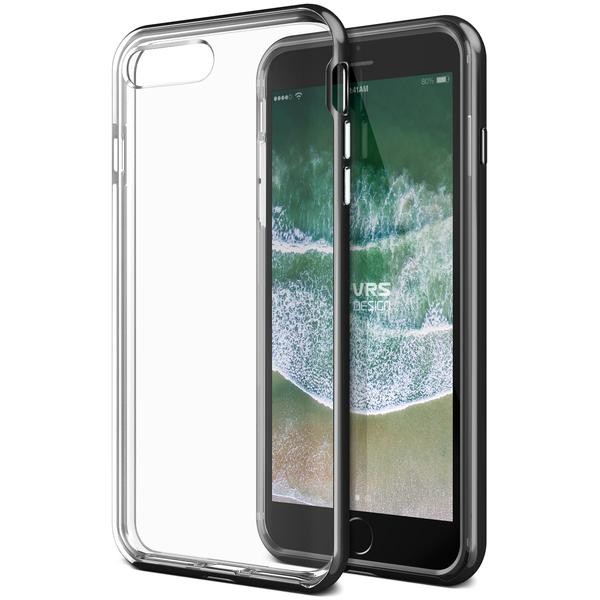 Ovitek VRS Design "Crystal Bumper" za iPhone 8 Plus / iPhone 7 Plus - metal black