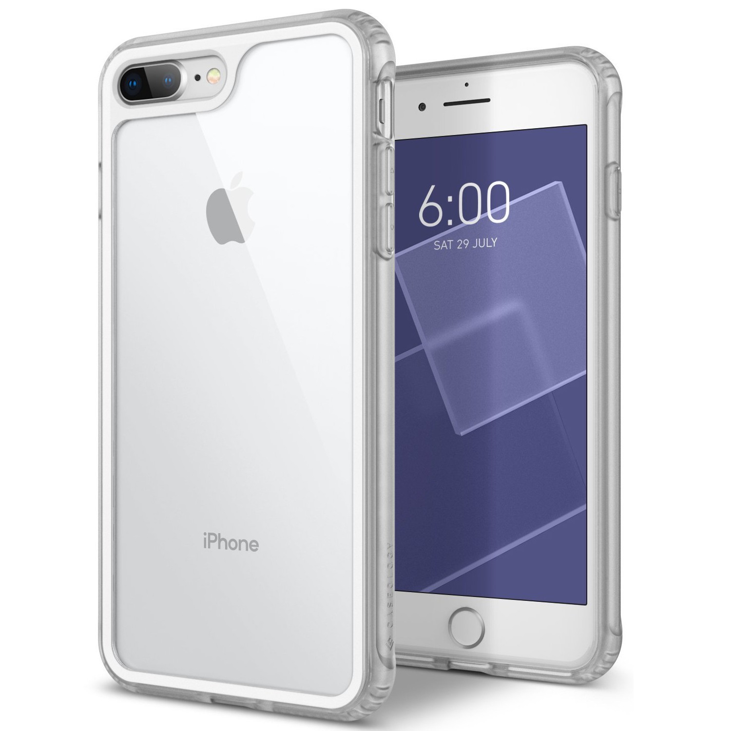 Ovitek Caseology Coastline Series za iPhone 8 Plus - white gray