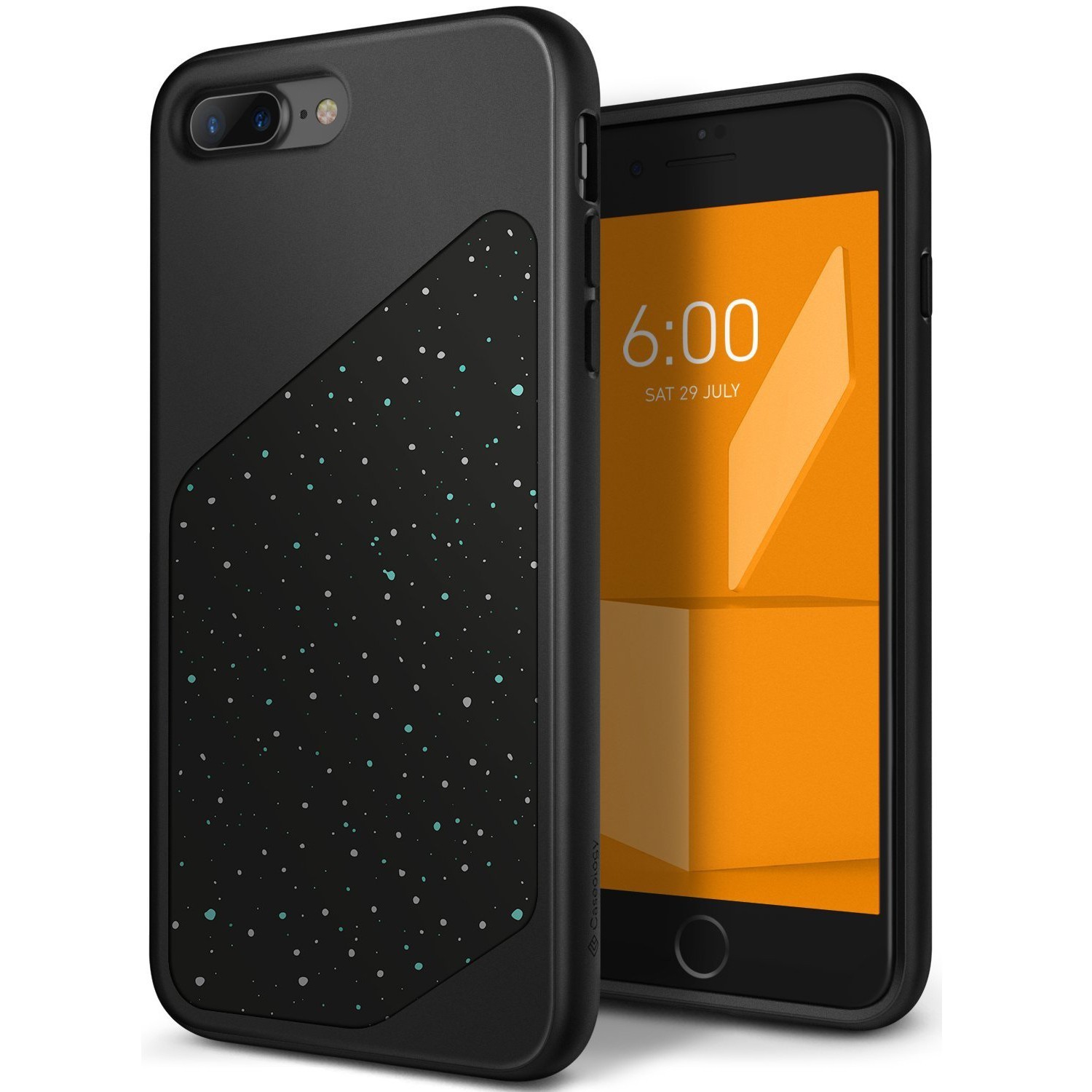 Ovitek Caseology Spectra Series za iPhone 8 Plus - splash black