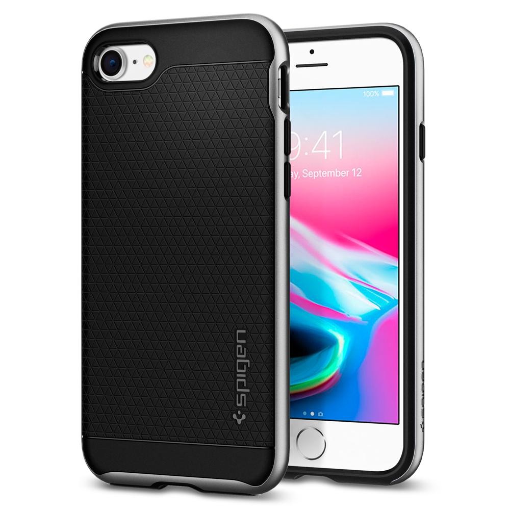 Ovitek Spigen "Neo Hybrid 2" za iPhone 8 / iPhone 7 - satin silver