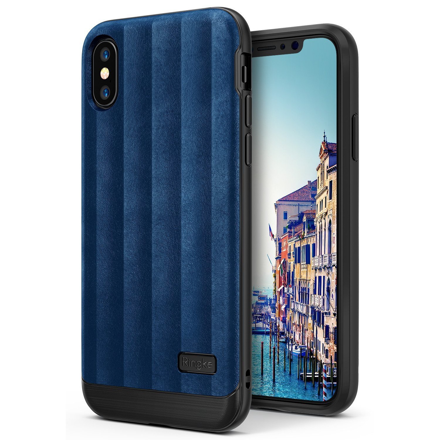 Ovitek Ringke "Flex S" za iPhone X - deep blue