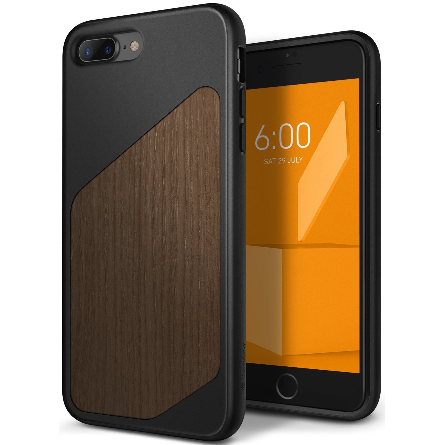 Ovitek Caseology Spectra Series za iPhone 8 Plus - wood black