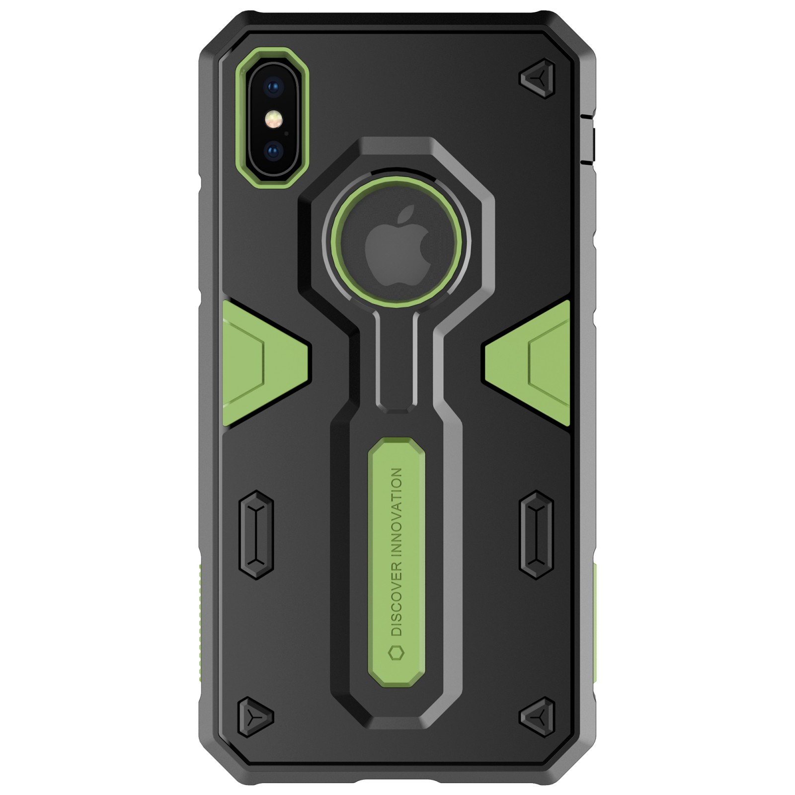Robusten ovitek "Defender" za iPhone X / XS - zelen