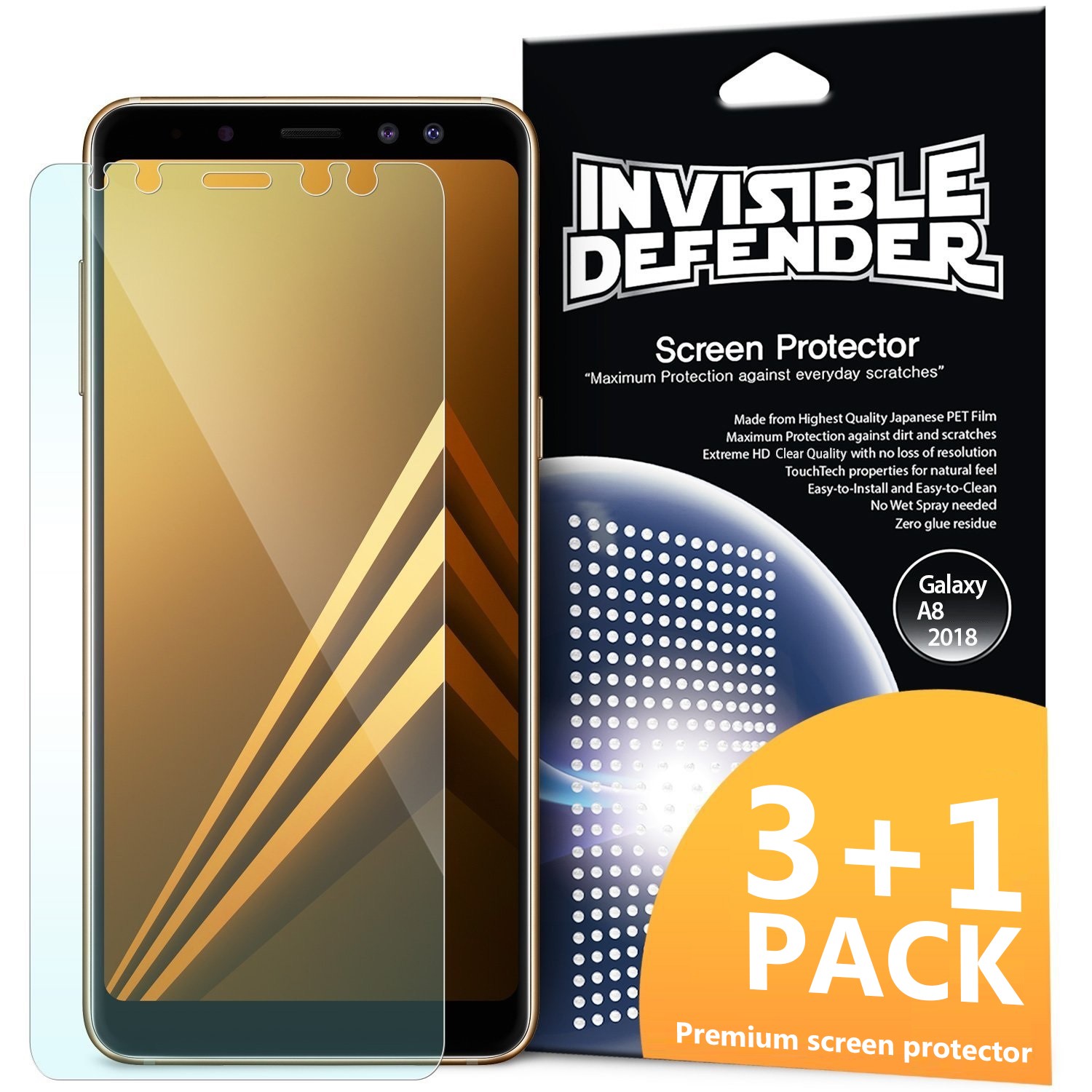 Zaščitna folija "Invisible Defender" za Samsung Galaxy A8 2018