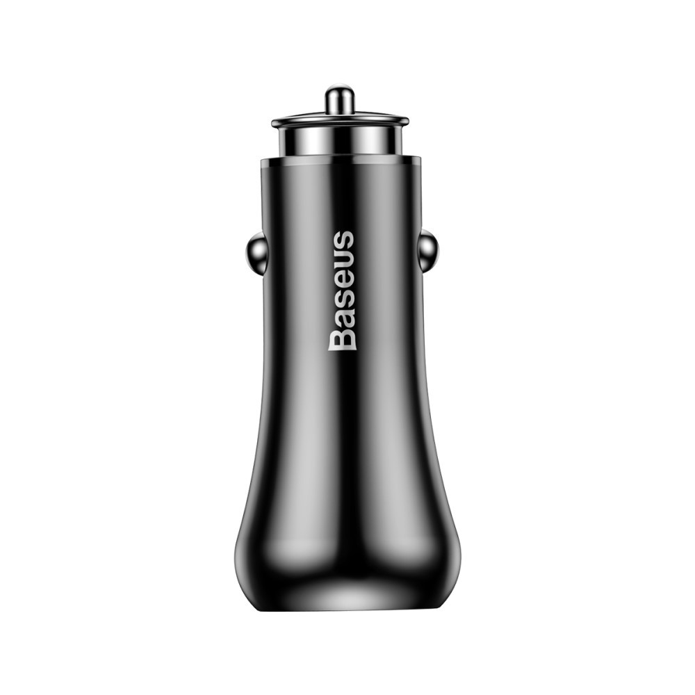 Premium avtopolnilec za 2 napravi Baseus "Gentry" Quick Charge 3.0