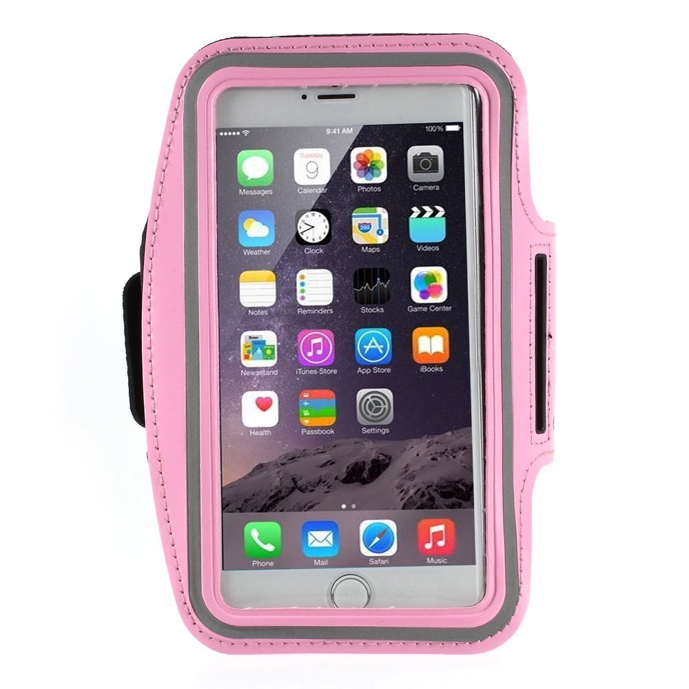 Ročni športni trak za iPhone 8 Plus / iPhone 7 Plus / Samsung Galaxy S9 Plus / Galaxy S8 Plus - roza