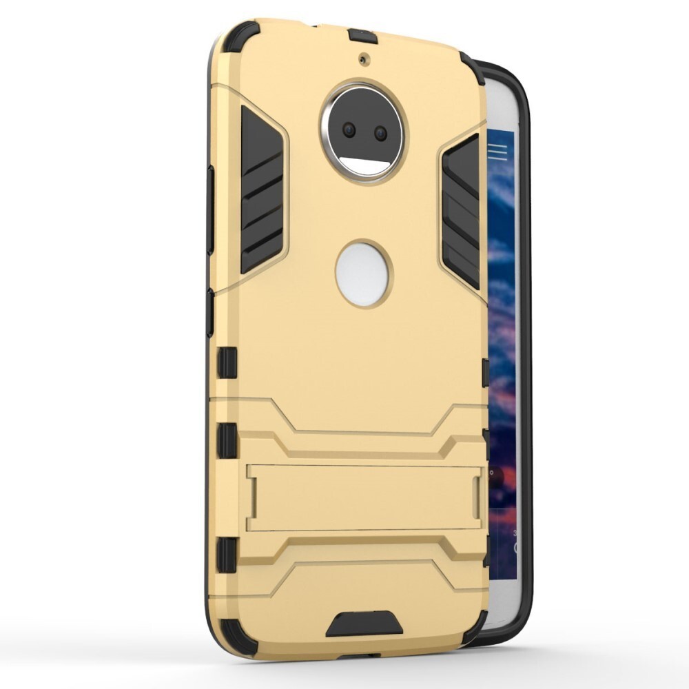 Robusten ovitek "Impact X" za Motorola Moto G5S Plus - zlate barve