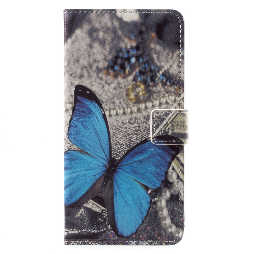 Modni etui "Blue Butterfly" za Motorola Moto G5S Plus