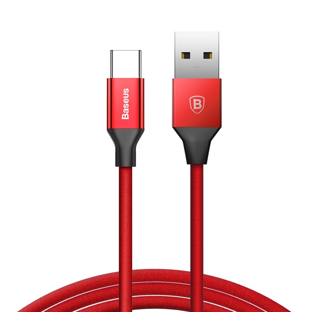 USB-C pleten kabel Baseus "Yiven" - rdeč