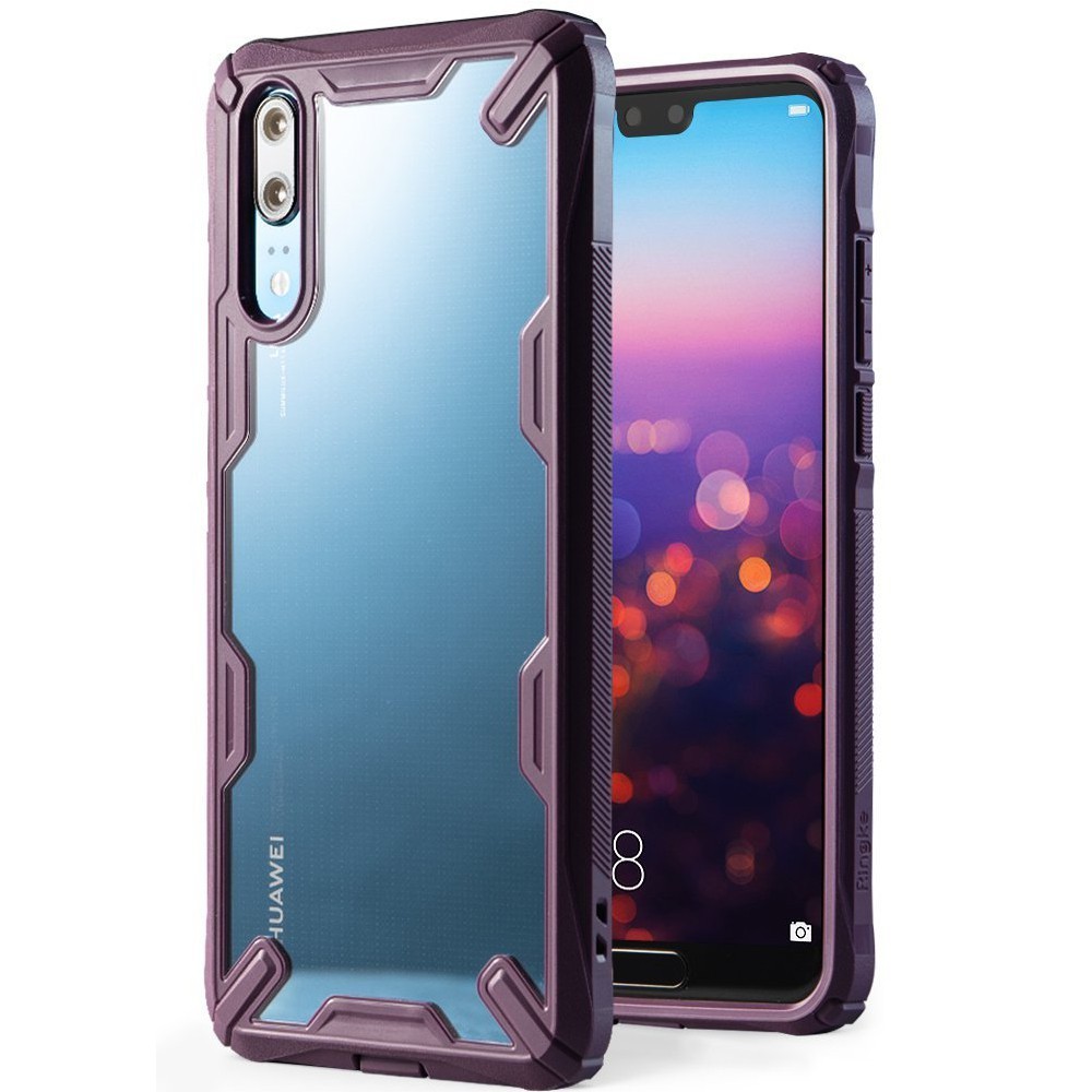 Ovitek Ringke "Fusion X" za Huawei P20 - lilac purple