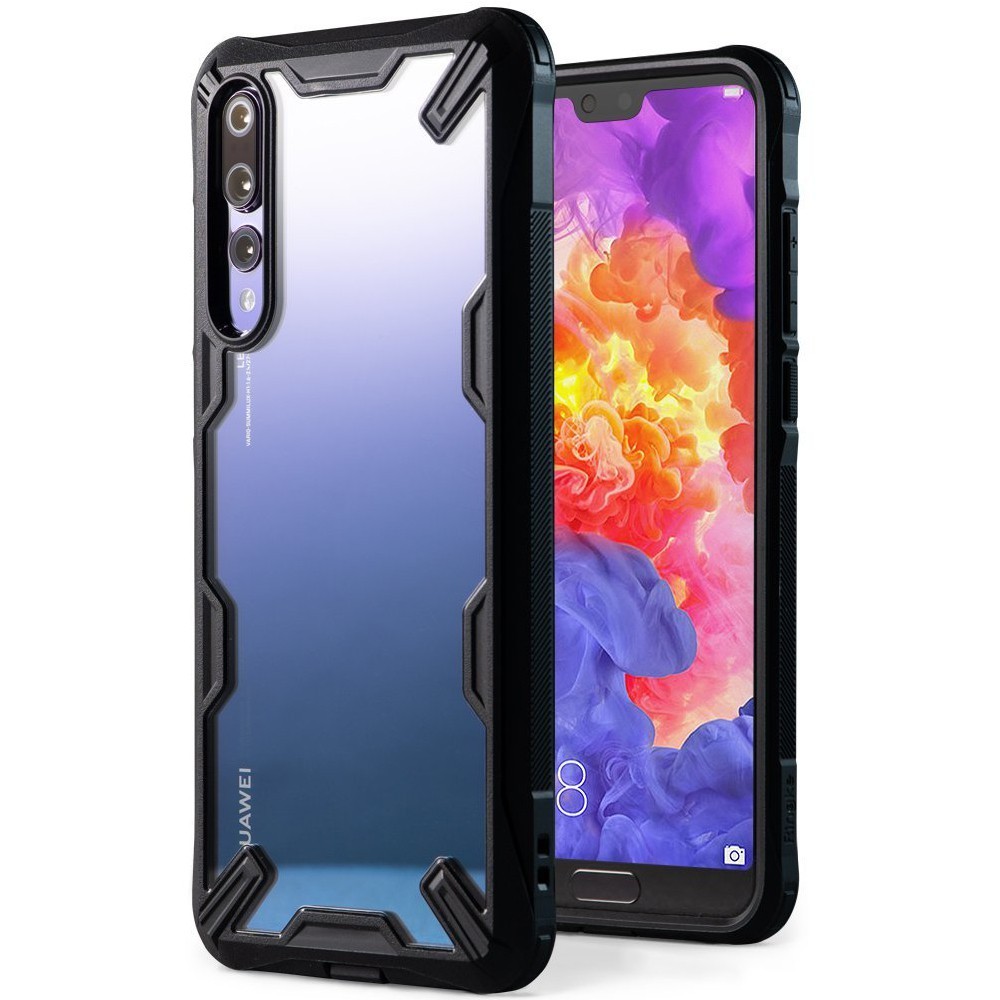 Ovitek Ringke "Fusion X" za Huawei P20 Pro - black