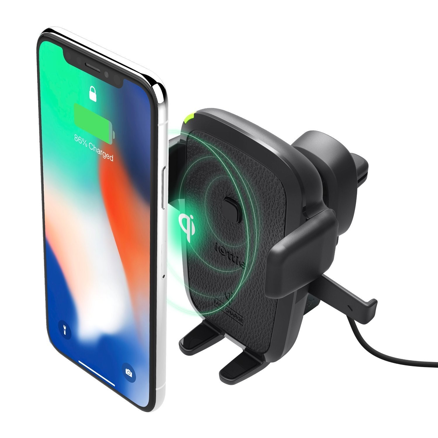 Premium avtomobilsko QI držalo iOttie "Easy One Touch 4 Air Vent" za mobilne naprave