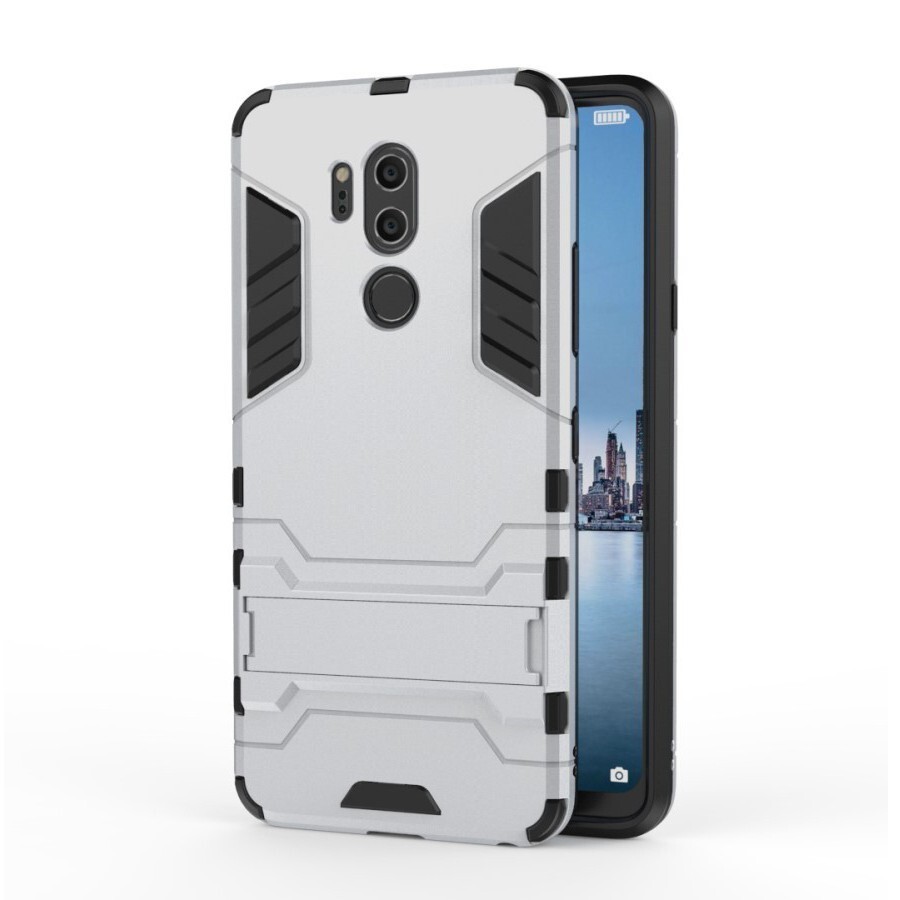 Robusten ovitek "Impact X" za LG G7 / G7 ThinQ - srebrn