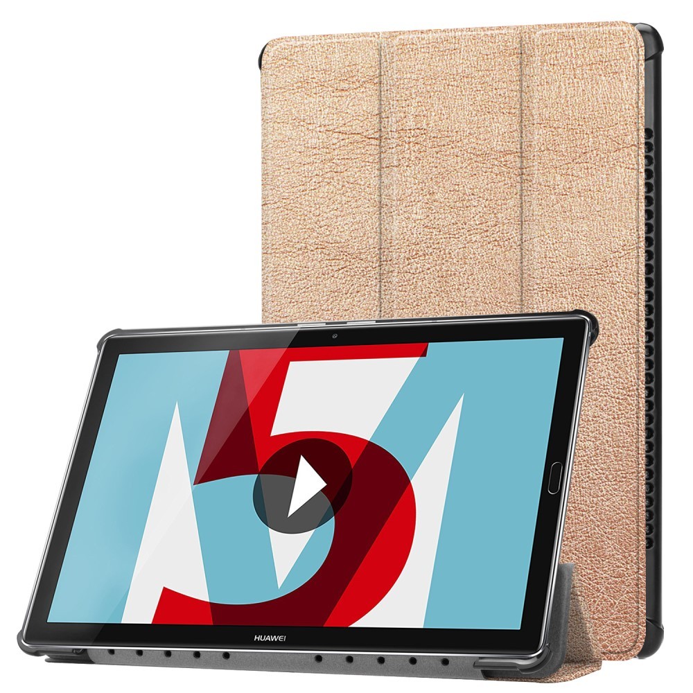 Izjemno tanek etui "Fold" za Huawei MediaPad M5 10 - zlate barve