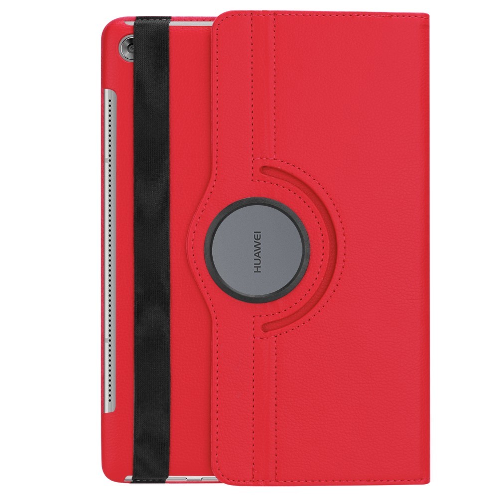 Tanek eleganten etui "Rotate" za Huawei MediaPad M5 10 - rdeč