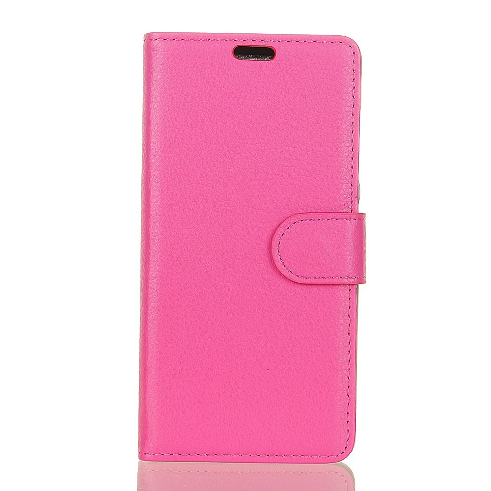 Eleganten etui "Litchi" za HTC U12+ - roza