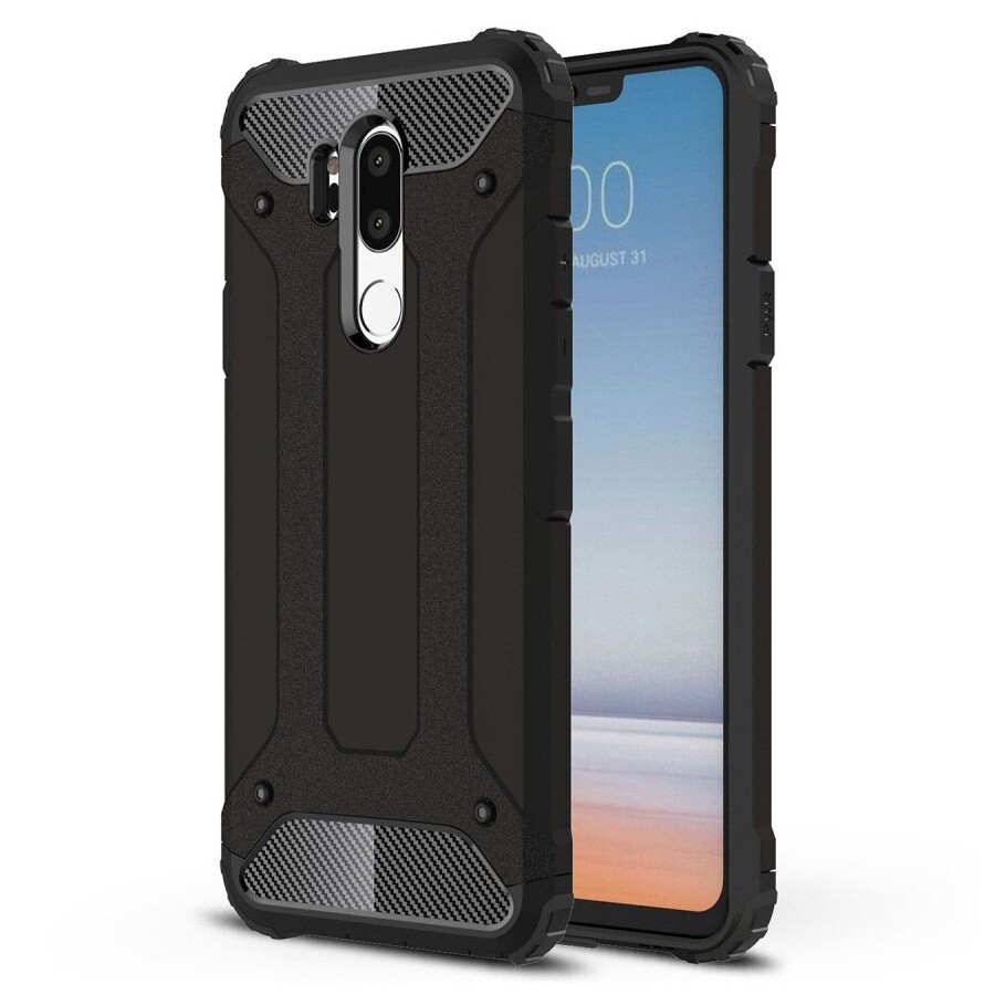 Robusten ovitek "Rock" za LG G7 / G7 ThinQ - črn