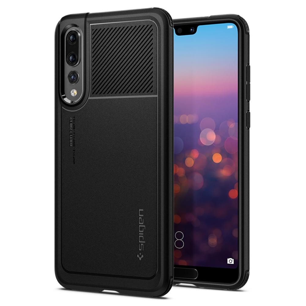 Ovitek Spigen "Marked Armor" za Huawei P20 Pro - black