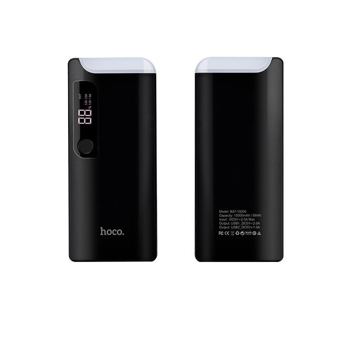Power bank Hoco "PS" - 15000 mAh - črn